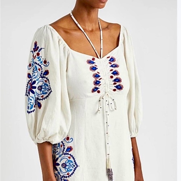 Farm Rio Embroidery Linen Mini - Picture 10 of 13